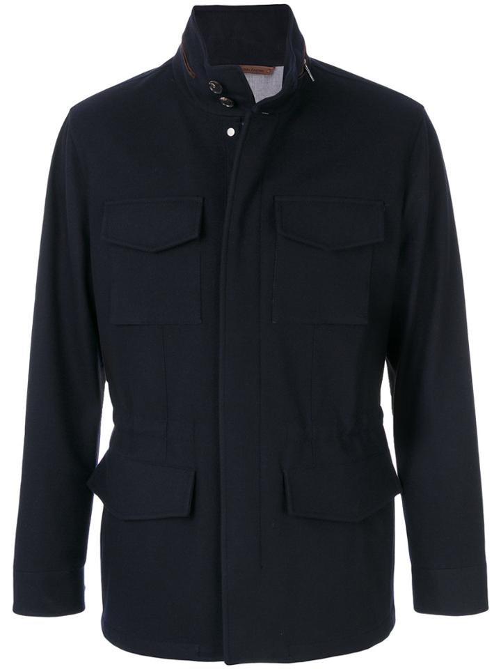 Ermenegildo Zegna Military Jacket - Blue