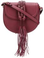 Altuzarra Fringe Detail Shoulder Bag - Red