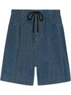 Gucci Stretch Corduroy Shorts - Blue
