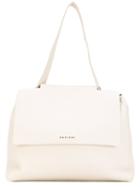 Orciani - Top Flap Shoulder Bag - Women - Calf Leather - One Size, White, Calf Leather