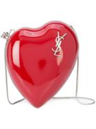 Saint Laurent Heart Shaped Cross Body Bag - Red