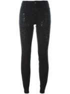 Twin-set Stretch Embellished Cropped Trousers