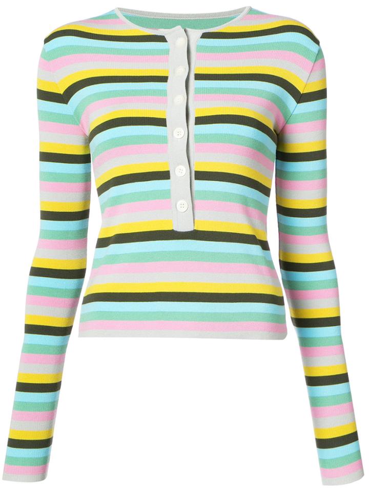 Natasha Zinko Horizontal Stripe Sweater - Multicolour