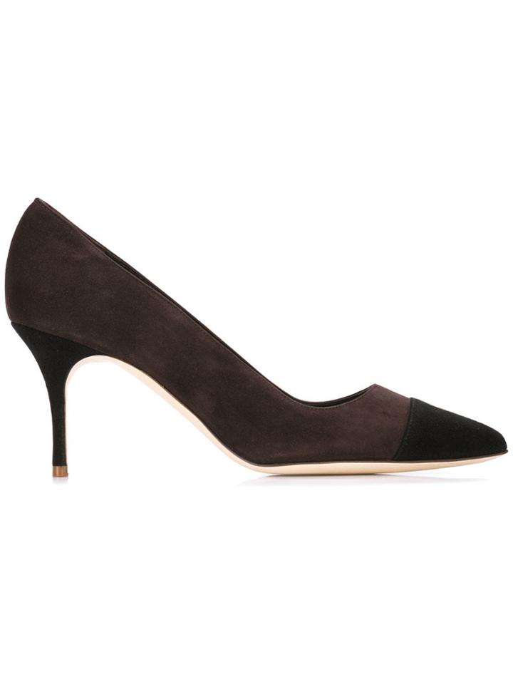 Manolo Blahnik Irene 70 Pumps - Brown