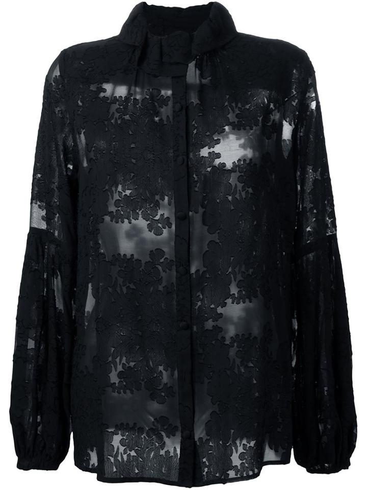 Macgraw 'black Caviar' Blouse