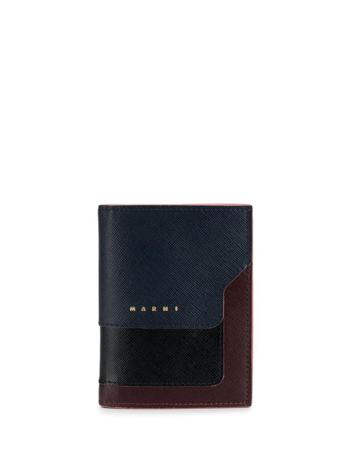 Marni Textured Wallet - Blue