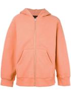 Yeezy Zipped Hooded Jacket, Men's, Size: Xs, Yellow/orange, Cotton