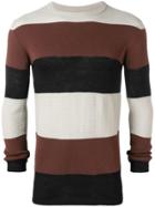 Rick Owens Striped Sweatshirt - Black