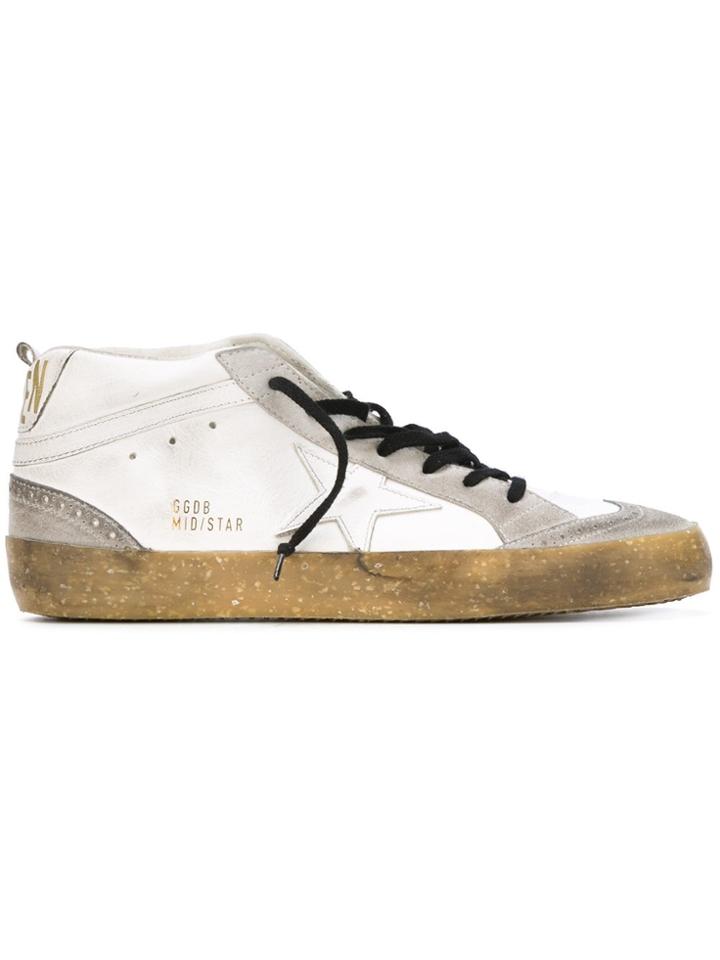 Golden Goose Deluxe Brand 'mid Star' Sneakers - White