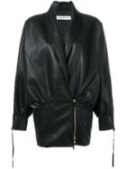 Nineminutes Zipped Slouchy Coat - Black
