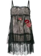 Twin-set Valenciennes Top - Black