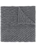 Raf Simons Chunky Knit Scarf - Grey