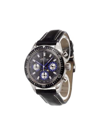 Fortis 'marinemaster Vintage Chrono' Analog Watch, Adult Unisex, Stainless Steel