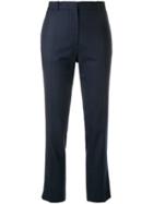 Joseph Slim Fit Cropped Trousers - Blue