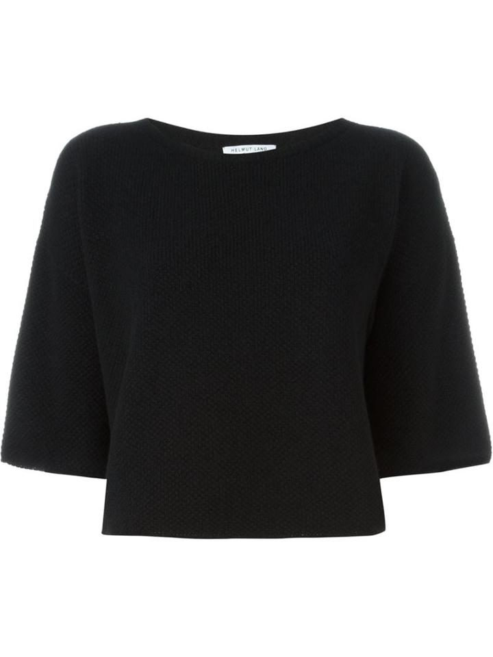 Helmut Lang Three-quarter Sleeve Sweater