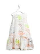Hucklebones London Printed Peplum Dress, Girl's, Size: 9 Yrs