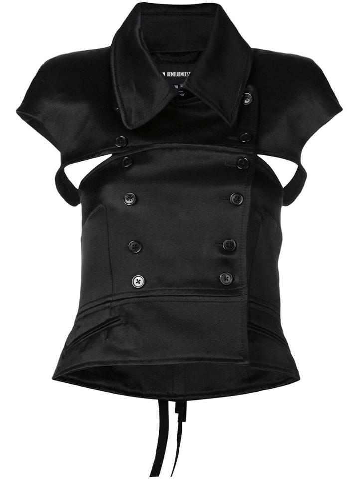 Ann Demeulemeester Luvah Top - Black