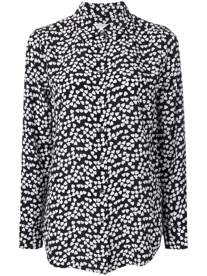 Equipment Patterned Blouse - Black