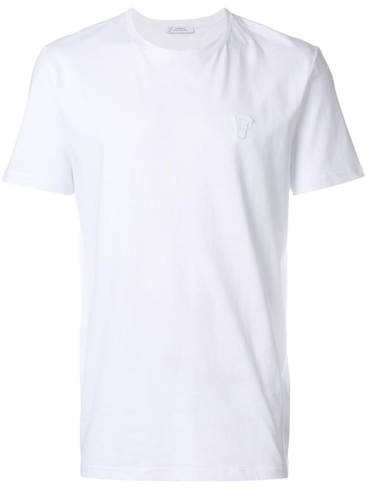 Versace Collection Medusa Appliqué T-shirt - White