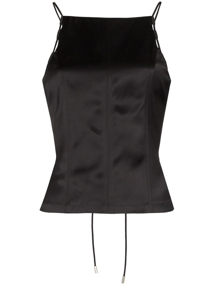 1017 Alyx 9sm Tie Back Sleeveless Top - Black