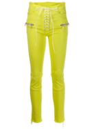 Unravel Project Lace-up Trousers - Yellow
