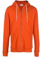 John Elliott Zip Up Hoody - Orange