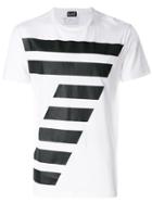 Ea7 Emporio Armani Textured Print T-shirt - White