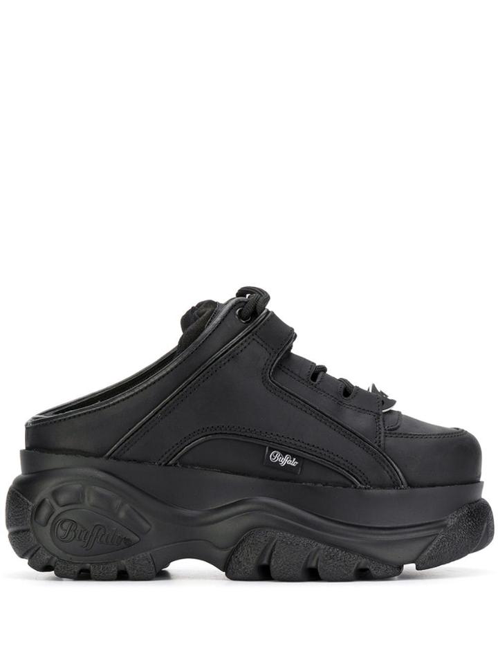 Buffalo Slip-on Platform Trainers - Black