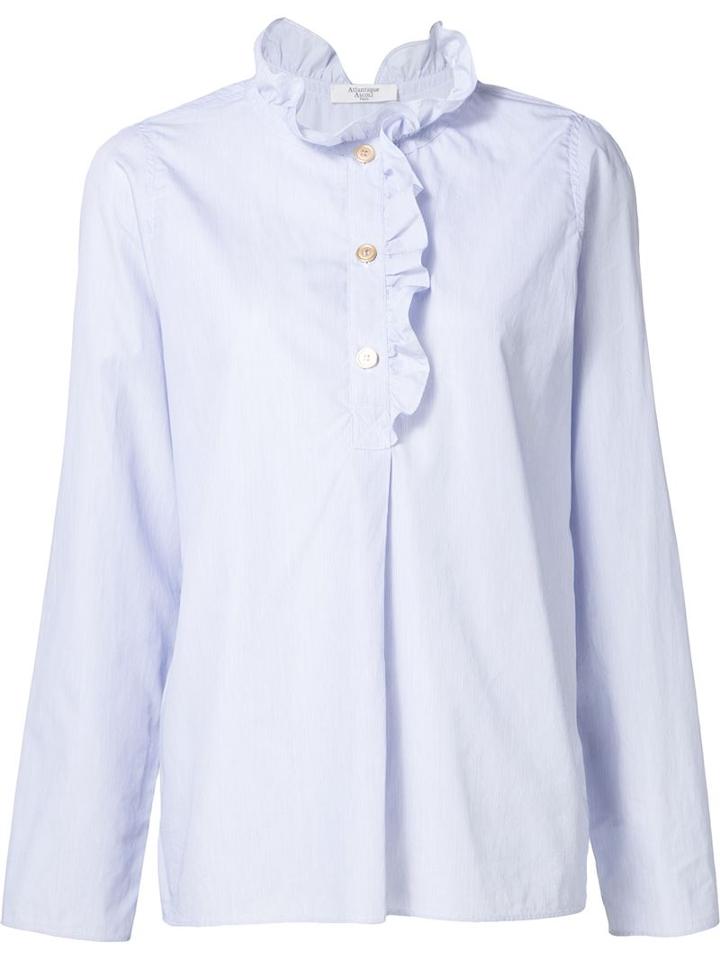 Atlantique Ascoli Ruffle Trim Shirt