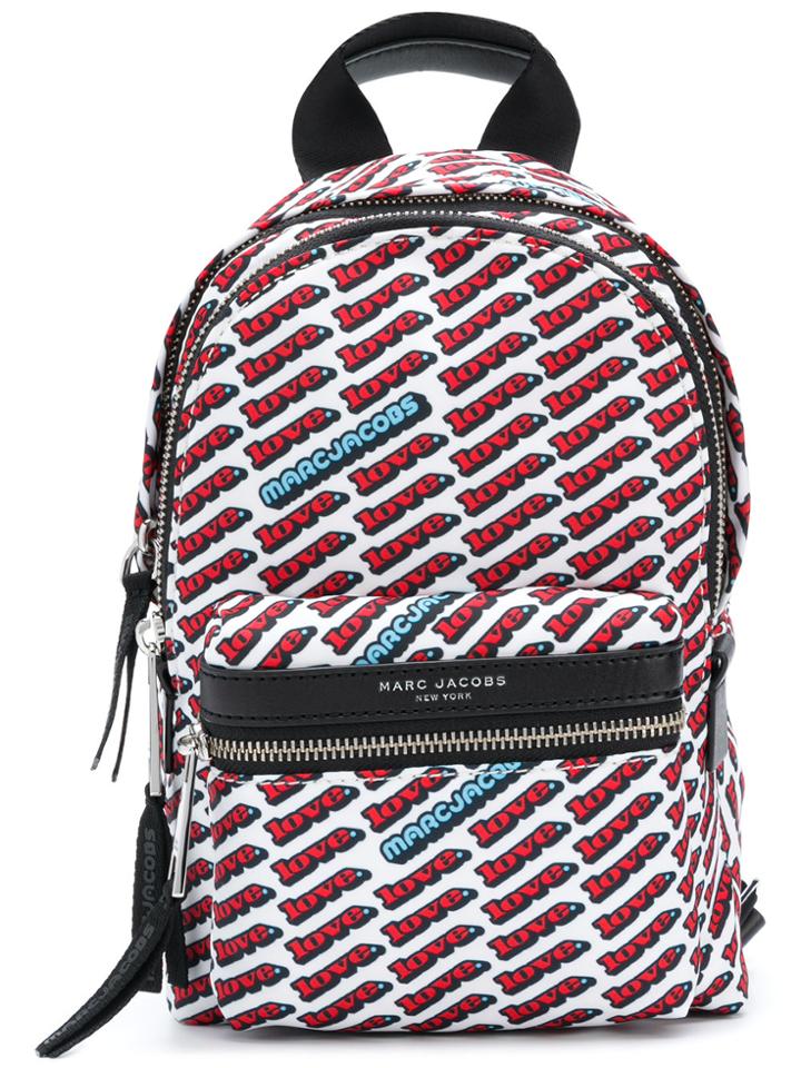 Marc Jacobs Love Print Backpack - White