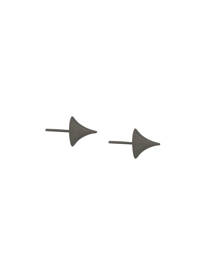 Shaun Leane Rose Thorn Large Stud Earrings - Metallic