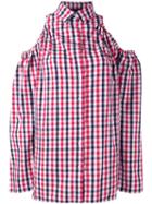 Victoria/tomas Checked Shirt, Women's, Size: 34, Red, Cotton