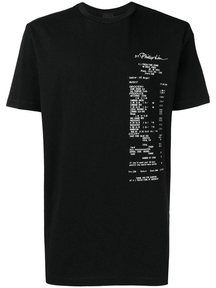 3.1 Phillip Lim Photographic Print T-shirt - Black