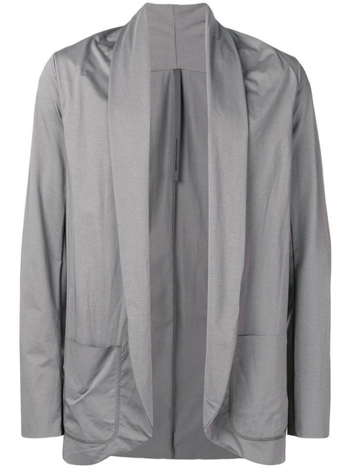 Attachment Draped Lightweight Jacket - Grey
