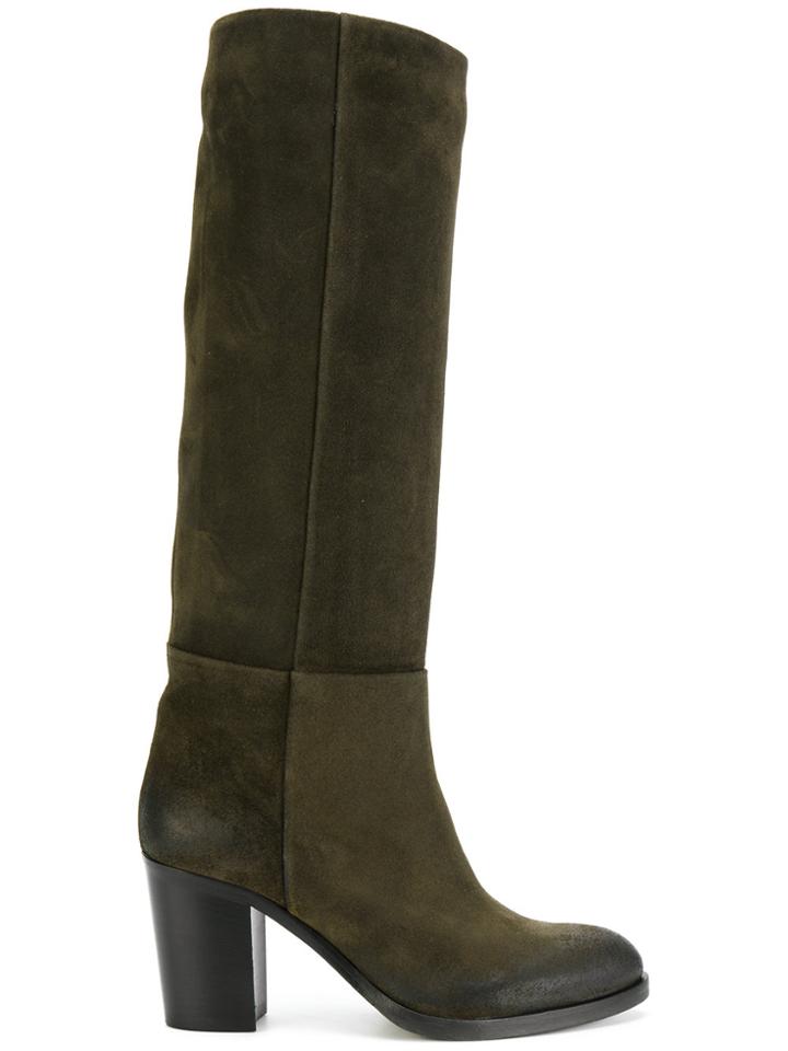 Fausto Zenga Calf Boots - Green