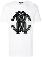 Roberto Cavalli Logo Print T-shirt - White
