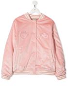 Kenzo Kids Gwenan Corduroy Bomber Jacket - Pink