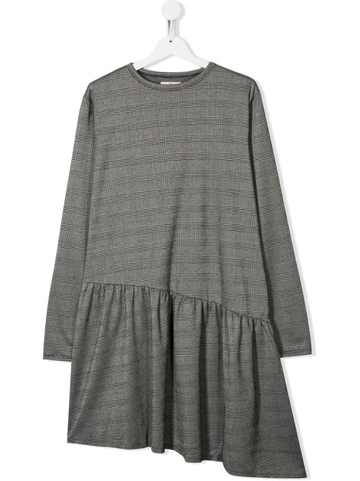 Andorine Teen Asymmetric Dress - Grey
