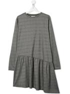 Andorine Teen Asymmetric Dress - Grey