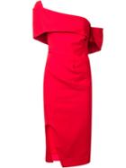 Haney 'emily' Dress, Women's, Size: 4, Red, Viscose/polyimide/wool/spandex/elastane
