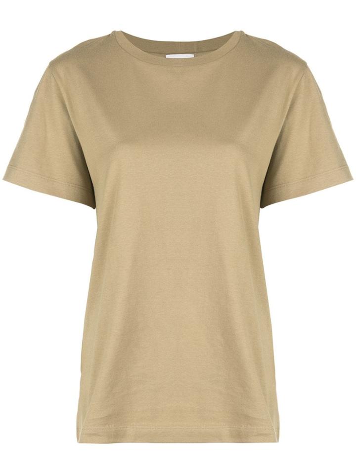 Salvatore Ferragamo Basic T-shirt - Brown