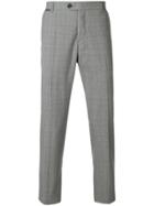 Eleventy Classic Checked Trousers - Grey