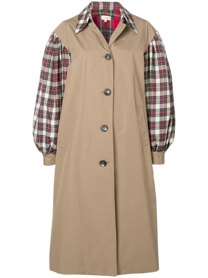 Isa Arfen Olivia Trench Coat - Nude & Neutrals
