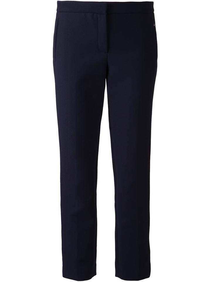 The Row Tane Trousers, Women's, Size: 6, Blue, Cotton/nylon/spandex/elastane