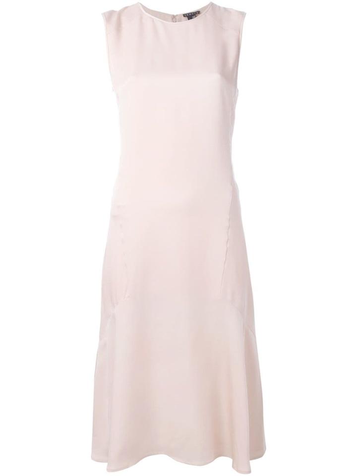 Theory Midi Sleeveless Flared Dress - Pink