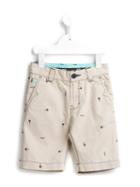 Boss Kids Palm Tree Embroidered Shorts