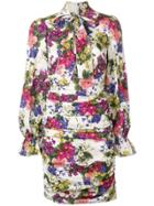 Dolce & Gabbana Floral Short Dress - Pink