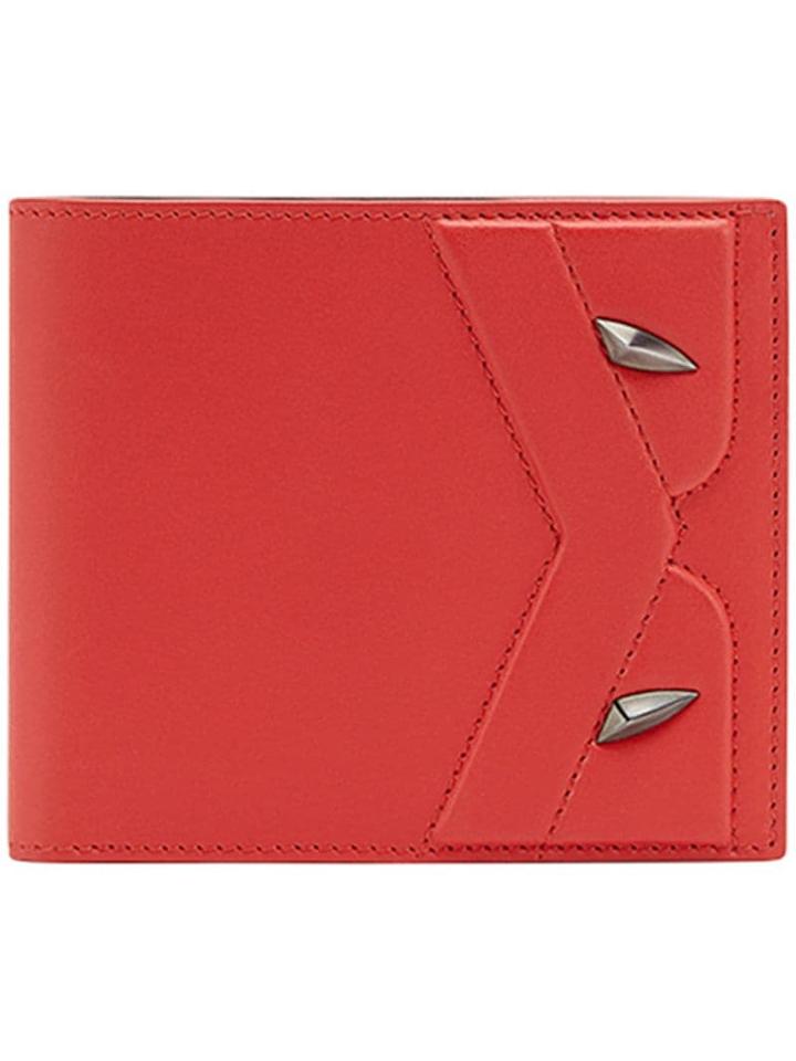 Fendi Bifold Bag Bugs Wallet - Red