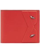 Fendi Bifold Bag Bugs Wallet - Red