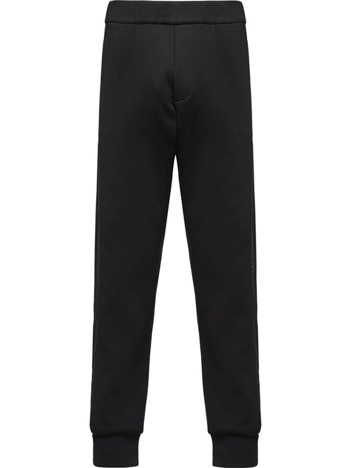 Prada Zipped Cuff Track Trousers - Black